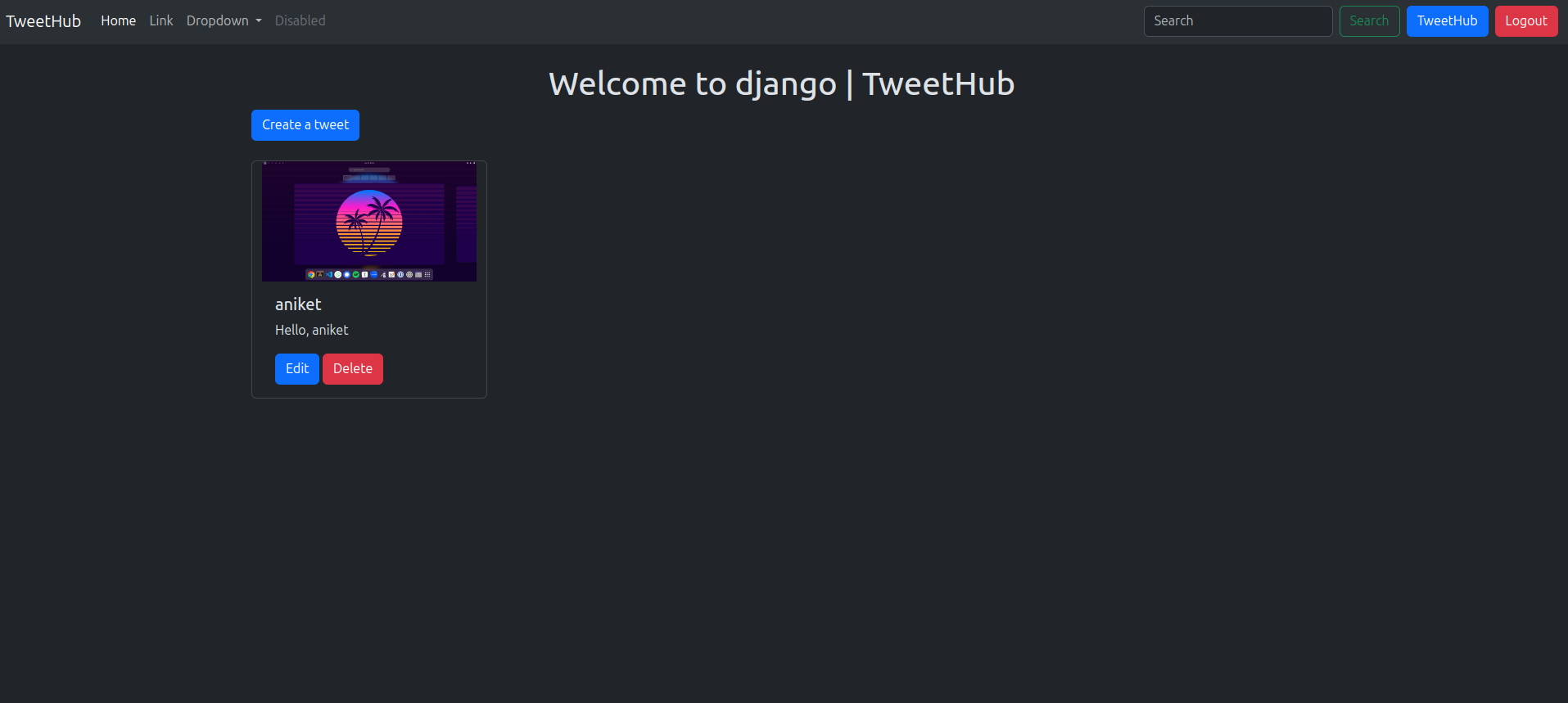 TweetHub screenshot